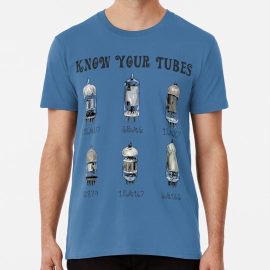 Know Your Tubes Vacuum Tube Tech Gift Size S to 5XL Made in the USA T-Shirt