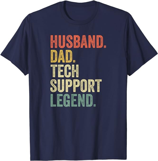 Tech Support Legend Cool Gift For Dad Husband Unisex T-Shirt