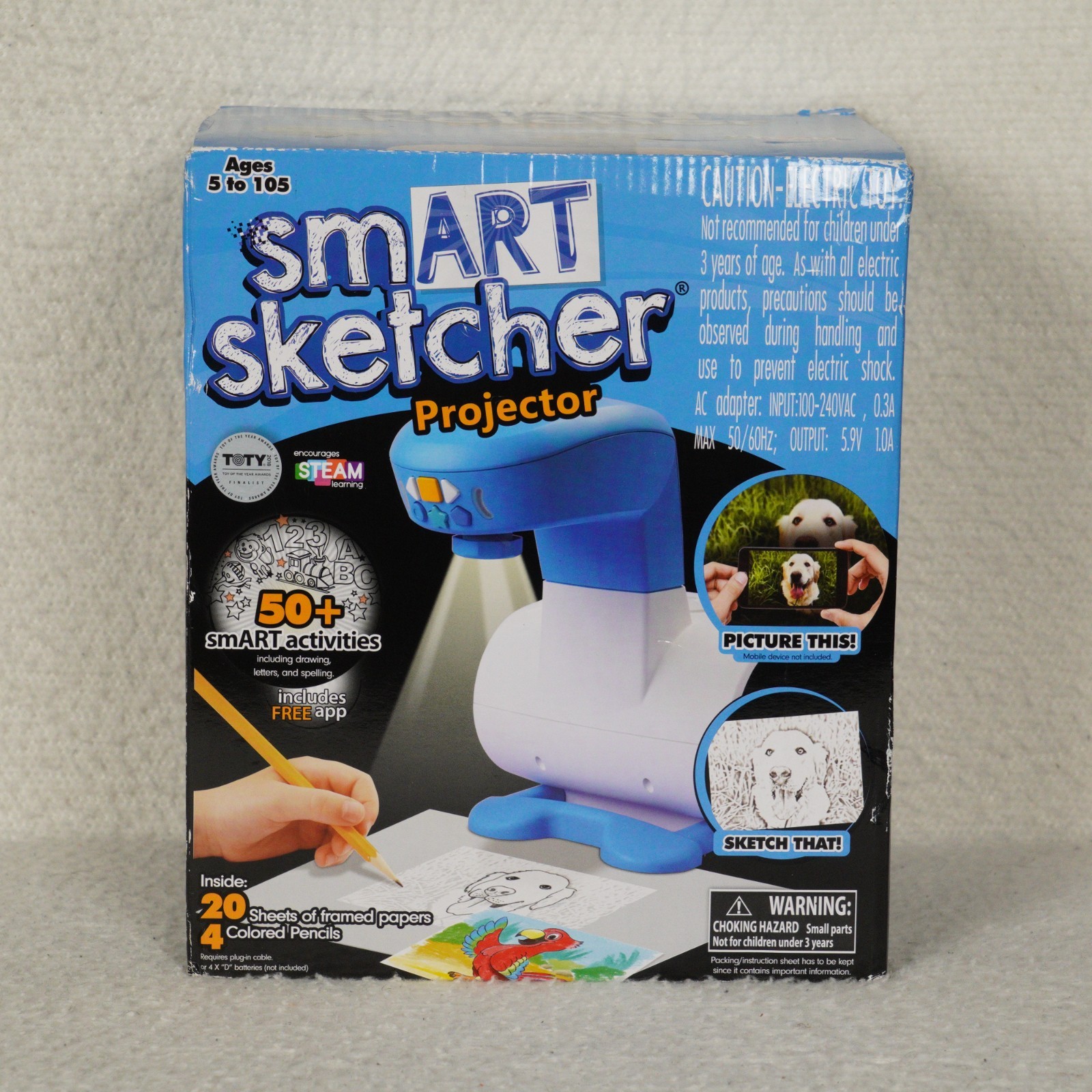 Flycatcher smART Sketcher Projector Toy Learn to Draw Tool Ages 5+ Model SSP213