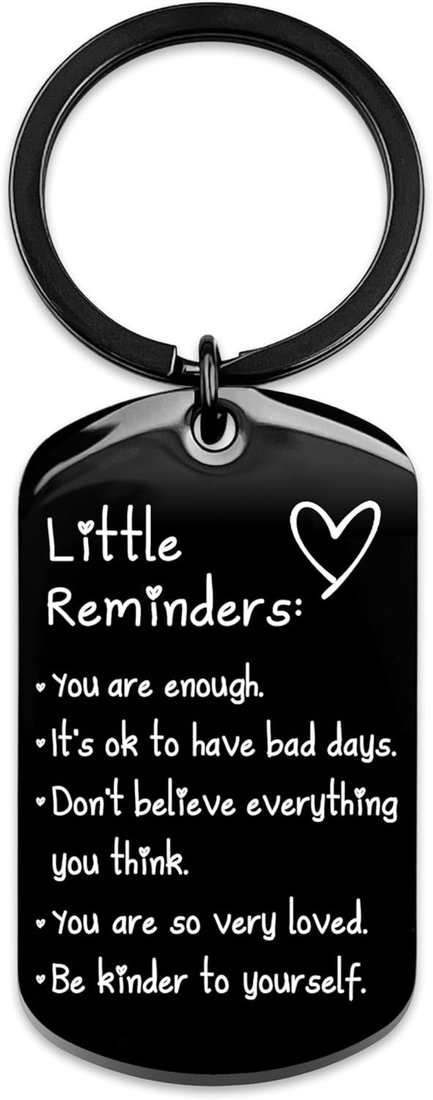 Little Reminders Keychain Inspiration Gifts for Women Men Affirmation Uplifting
