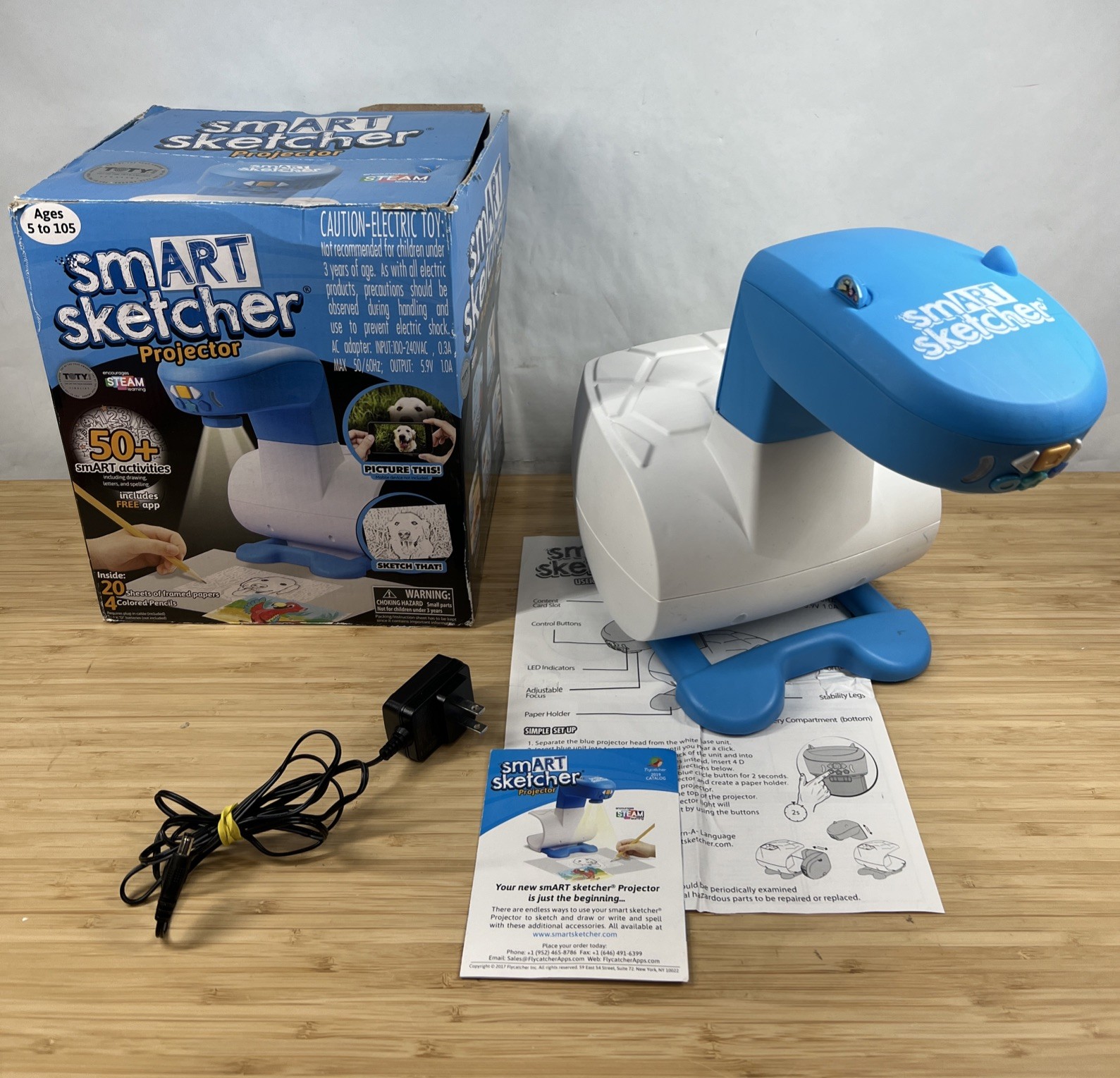 Smart Sketcher Projector Learning and Creative Sketch Toy Tested & Works