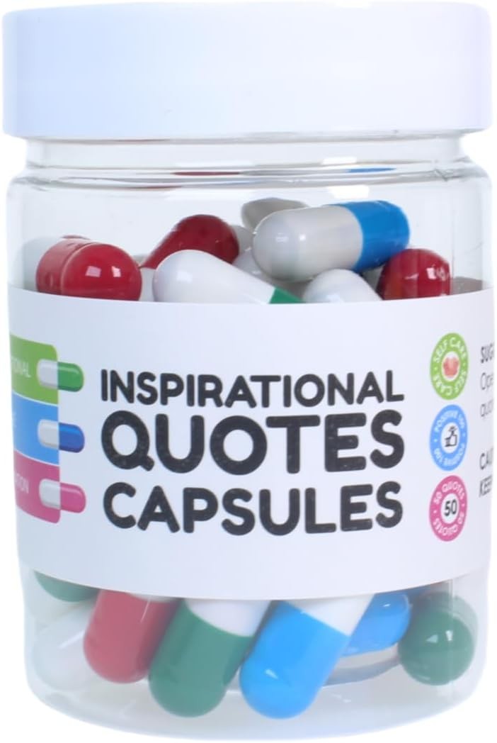 Inspirational Quotes In Capsules Gifts For Women Unique Self Positive 50pcs 