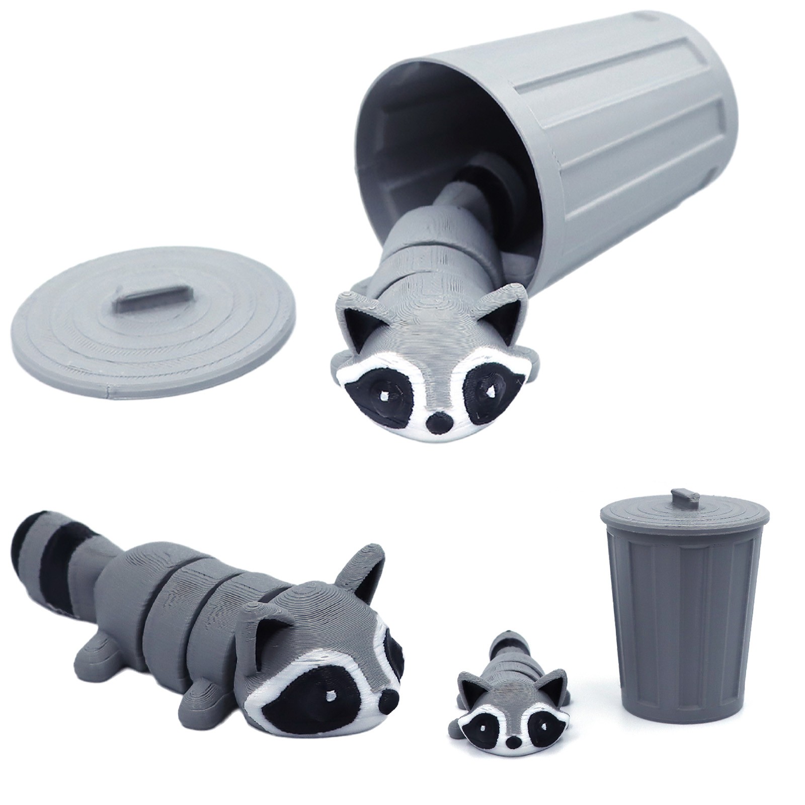 Other Mischievous 3D Printed Raccoon Cool Gadgets Unusual Toys Quirky Toys Kids