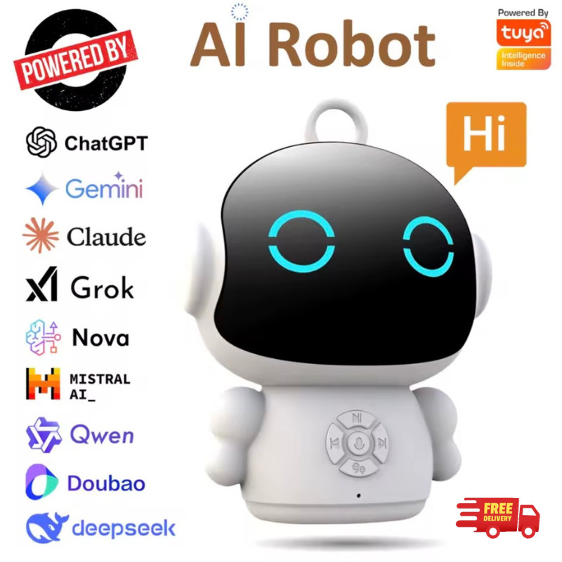Tuya Smart AI Robot WiFi Early Education Toys for Children Speech Recognition &
