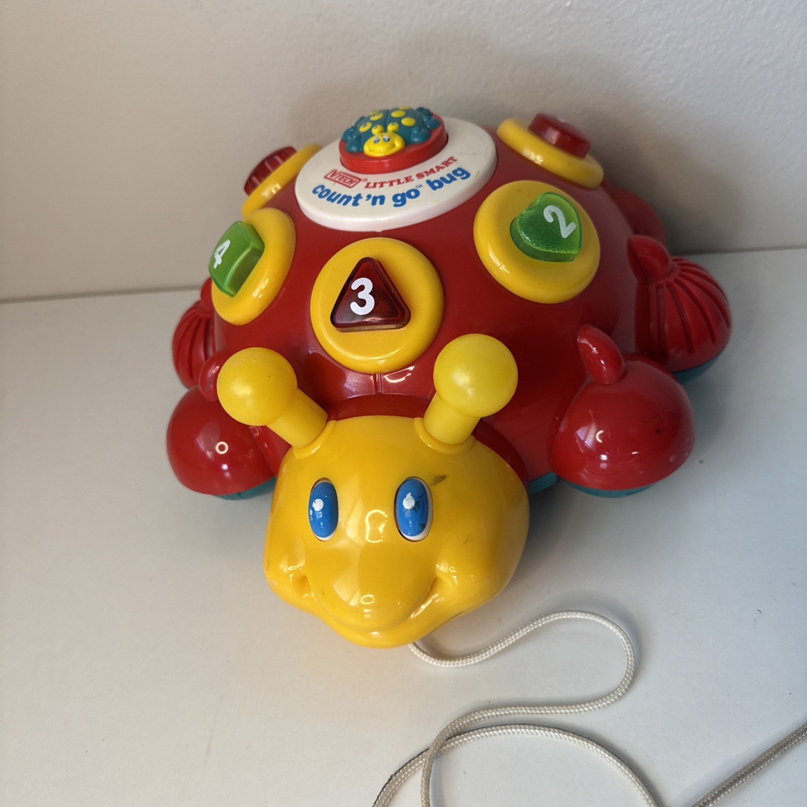 Vtech Little Smart Count 'n go bug - Musical number learning Vintage Used