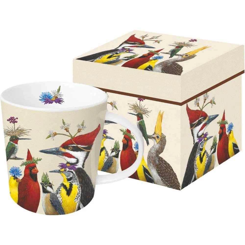 Paperproducts Design Decorative Bone China Mug Gift Box Set - Beverages, Hot,...