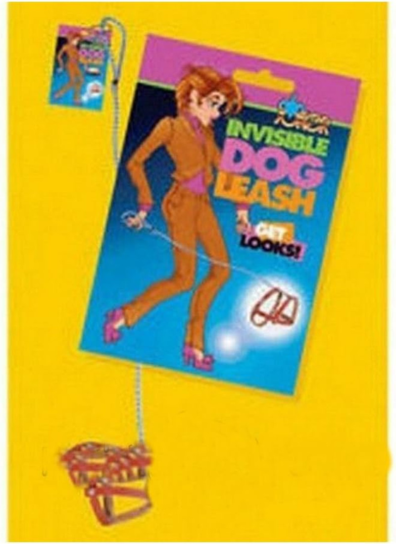 Invisible Dog Leash Novelty Item Prank Gag Gift Harness Walking Walk Imaginary