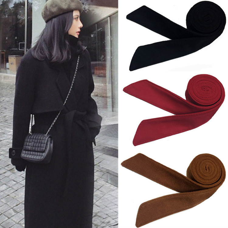 Women Men Trench Coat Belt Overcoat Jacket Sweater Stylish Unisex Sash 170CM