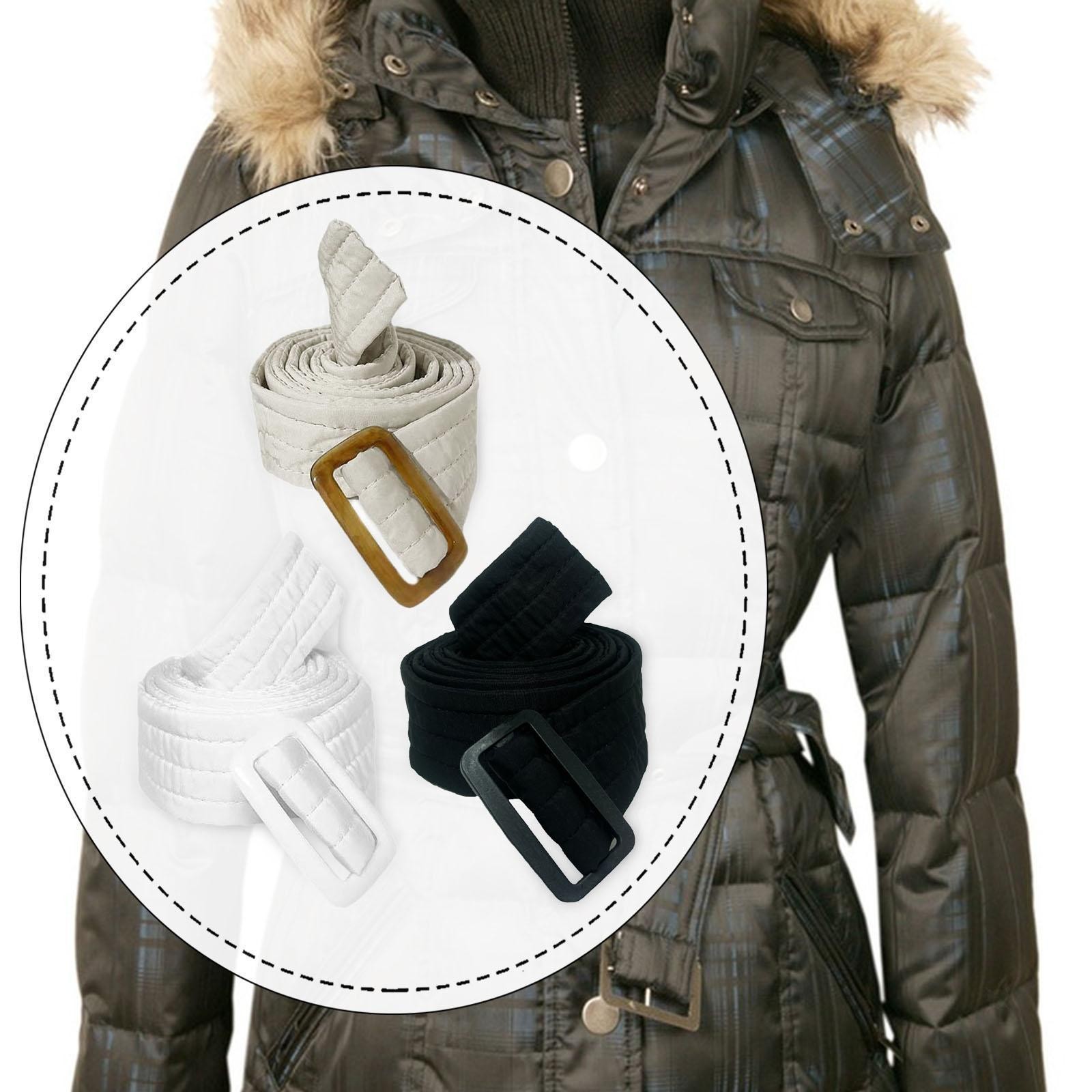 Down Jacket Belt Stylish Waist Band for Trench Coat Winter Clothes Accessory
