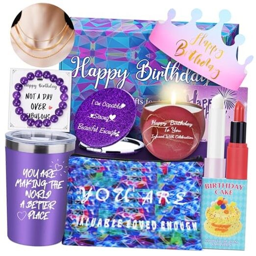 Birthday Gifts for Women - Unique Inspirational Theme Happy Birthday Gift for 