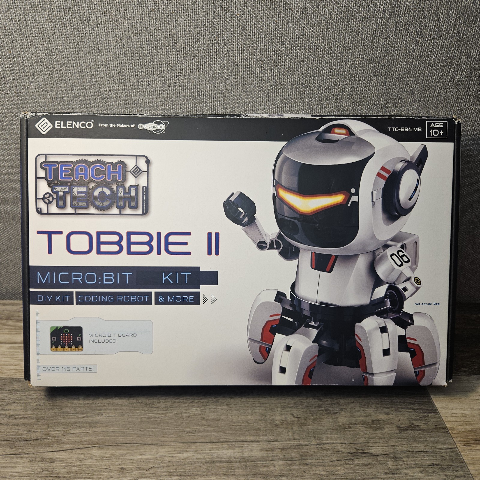 TOBBIE II Micro Bit- Build  Coding Robot Kit- Edu STEM Toy - Open Box - Complete