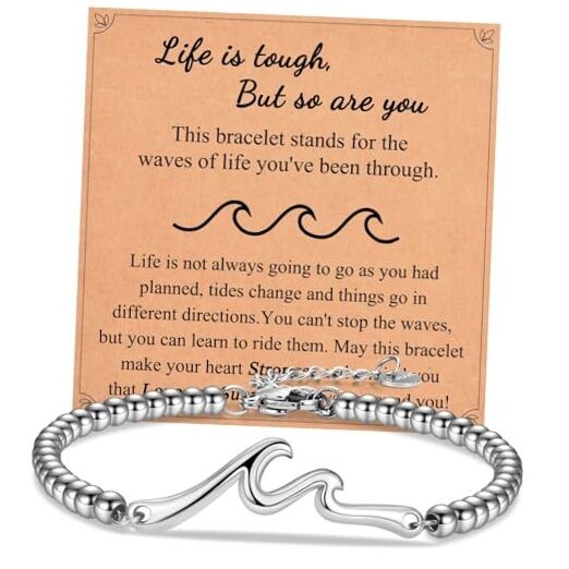 Inspirational Gifts for Women, Wave of Life Life is tough, but so are you