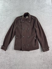 Triple Five Soul Jacket Women Extra Large Taupe Wool Flannel Premium Designer