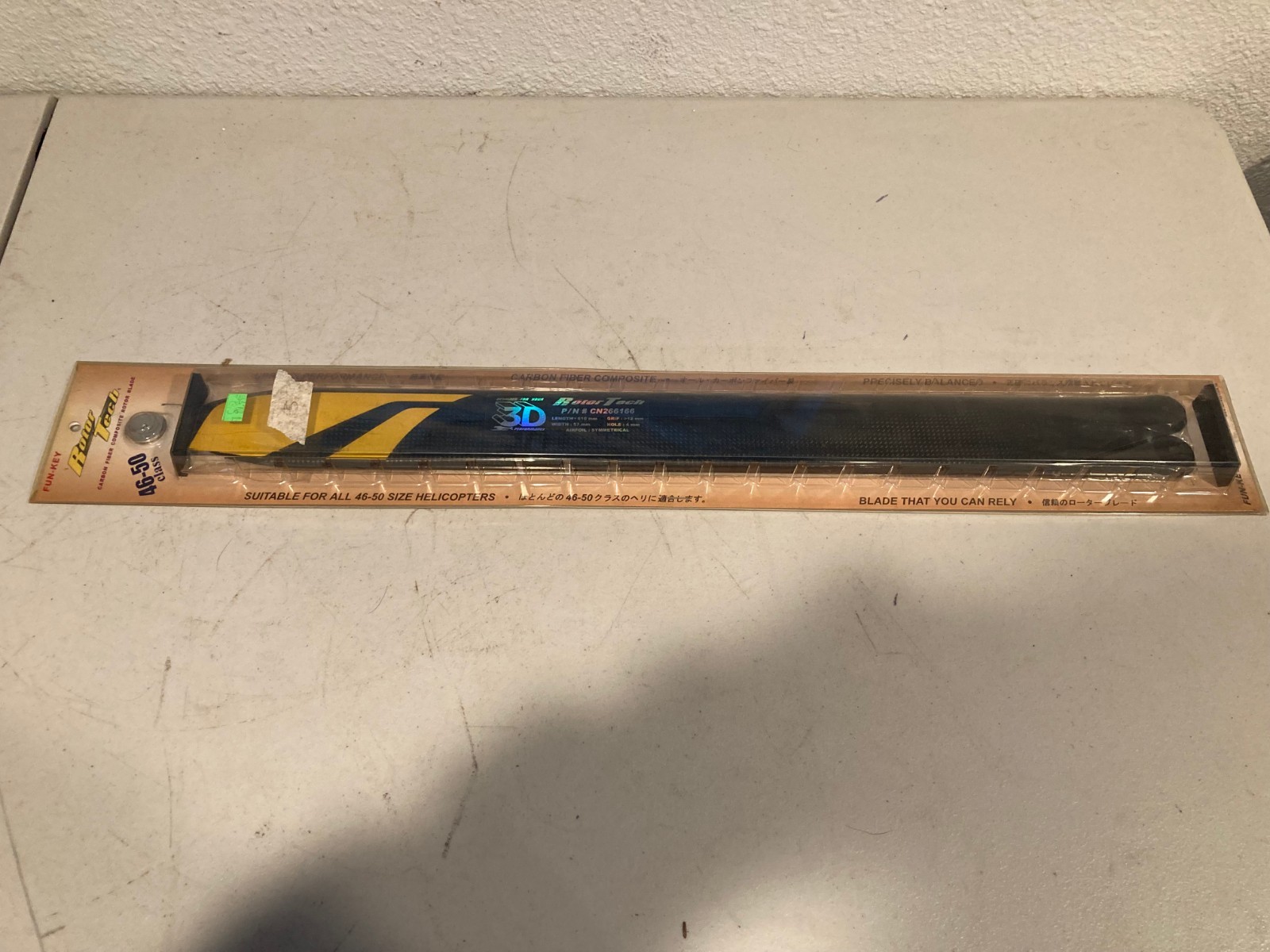 Fun-Key Rotor Tech Carbon Fiber Composite Rotor Blades 46-50