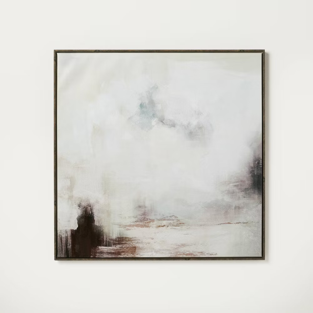 Thresholded Studio McGee Minimalist Wall Art Canvas Abstract 30"x30"