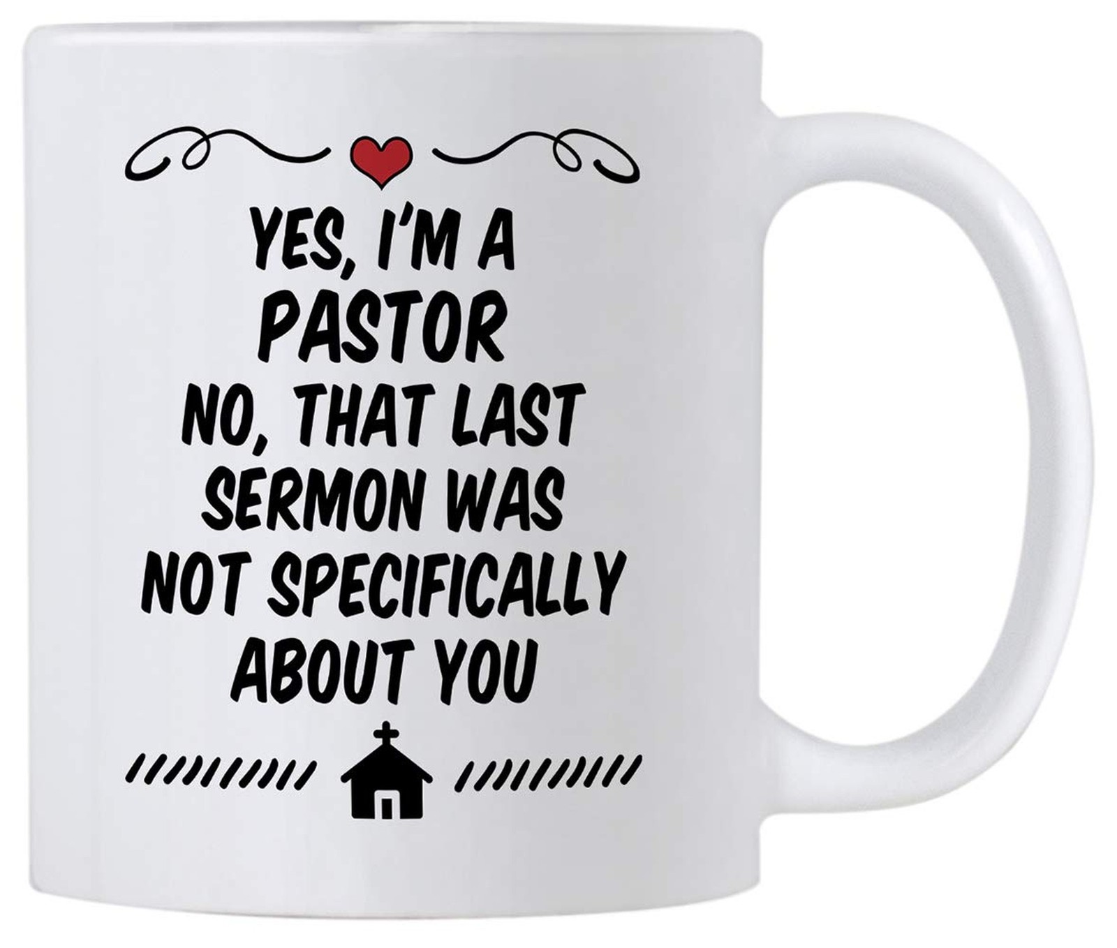 Casitika Pastor Appreciation Gifts.11 oz Church Minister Appreciation Mug. Ye...