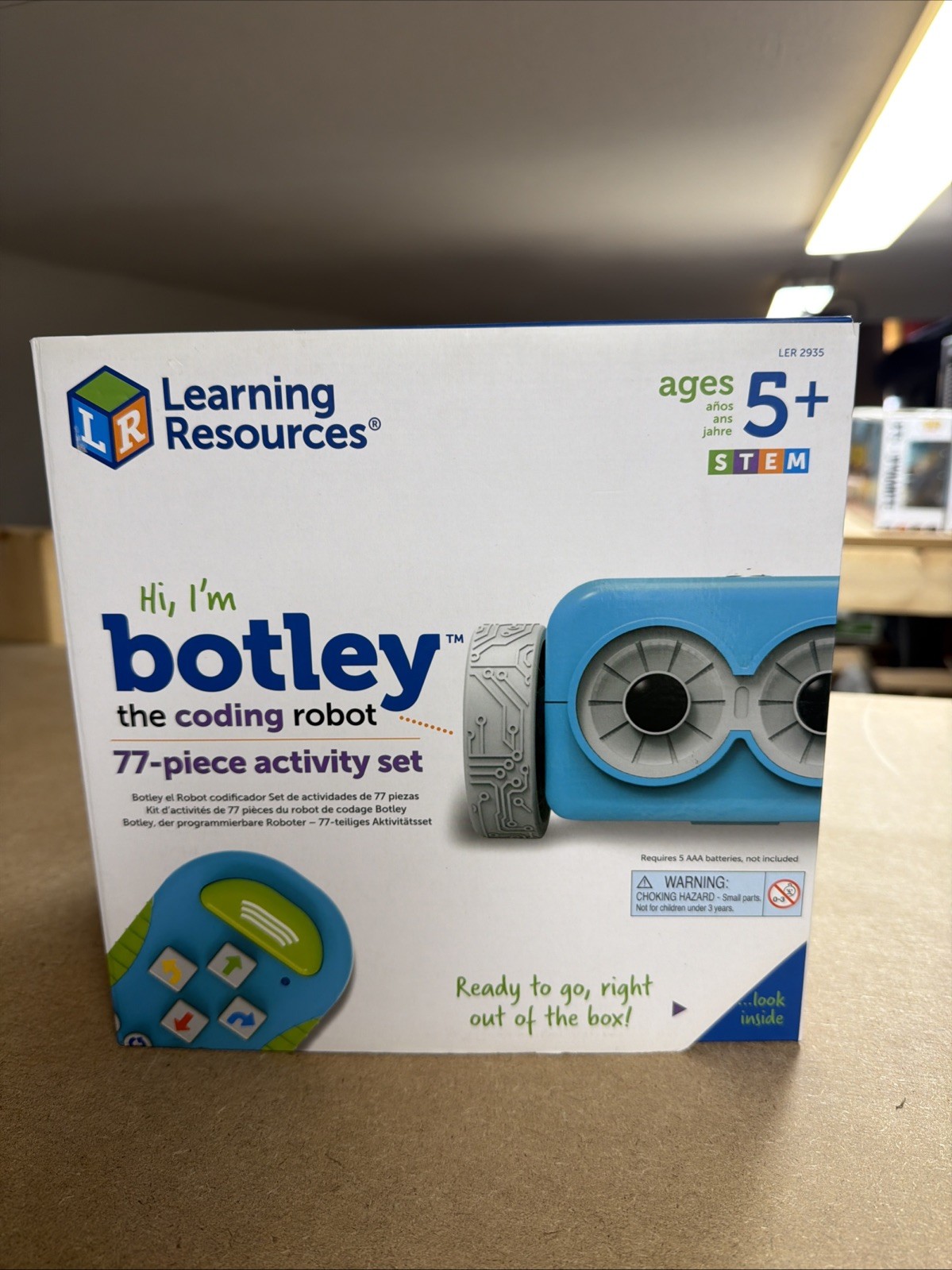 Learning Resources LER 2935 Blue Coding Robot