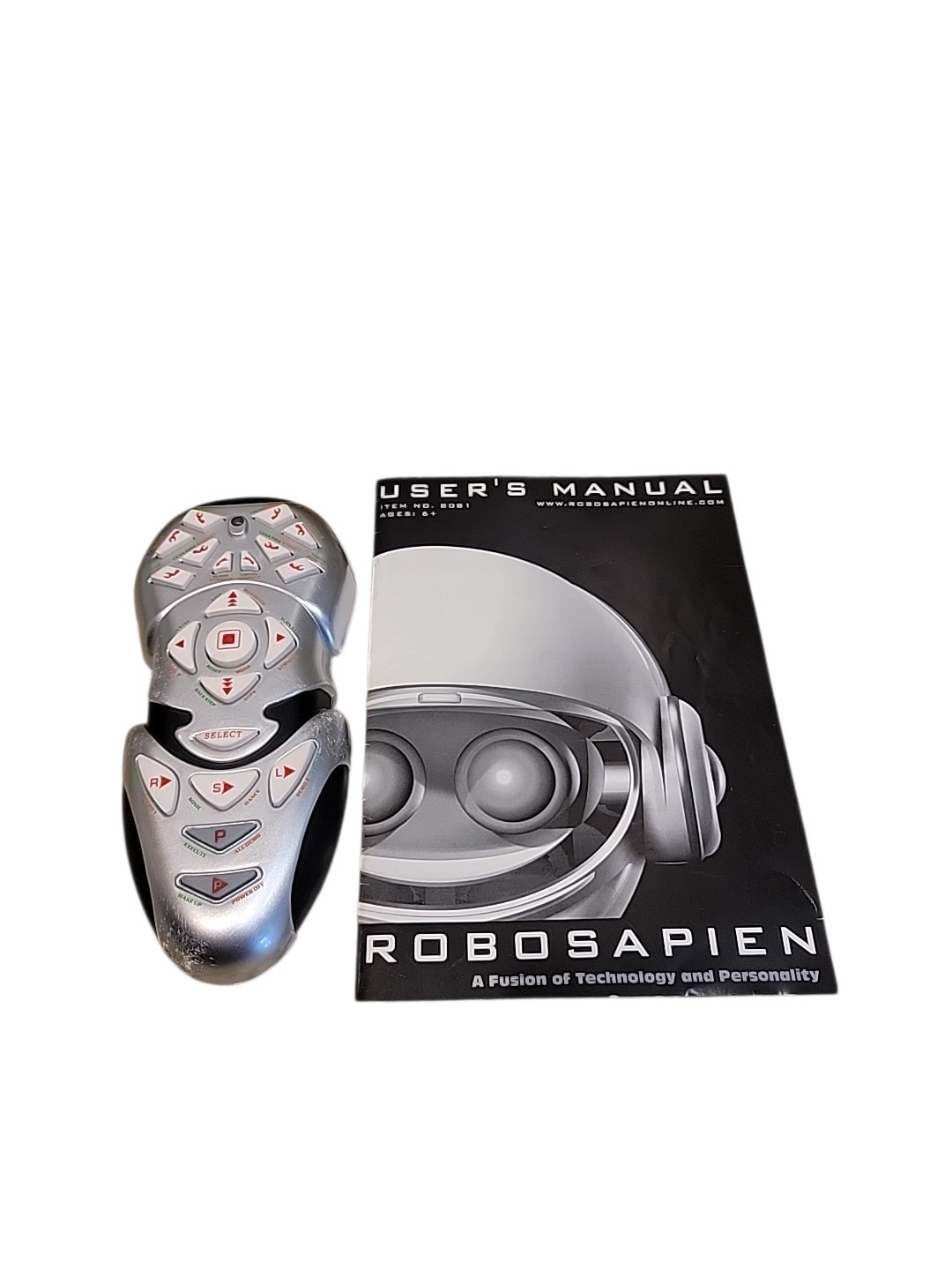 WowWee Robosapien Robot Replacement Silver Remote Control 2004 Tested OEM SILVER