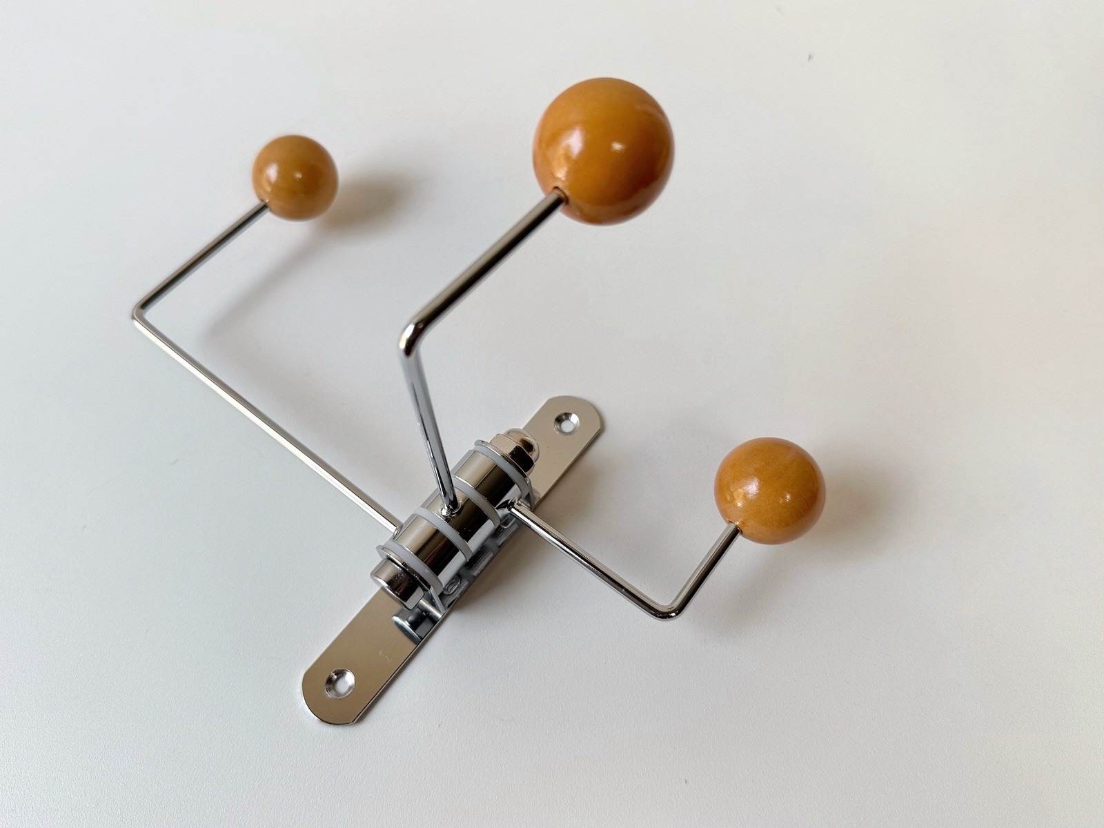 Mid Century Hooks Coat Rack Entryway Organizer Modern Minimalist Wall Art Decor