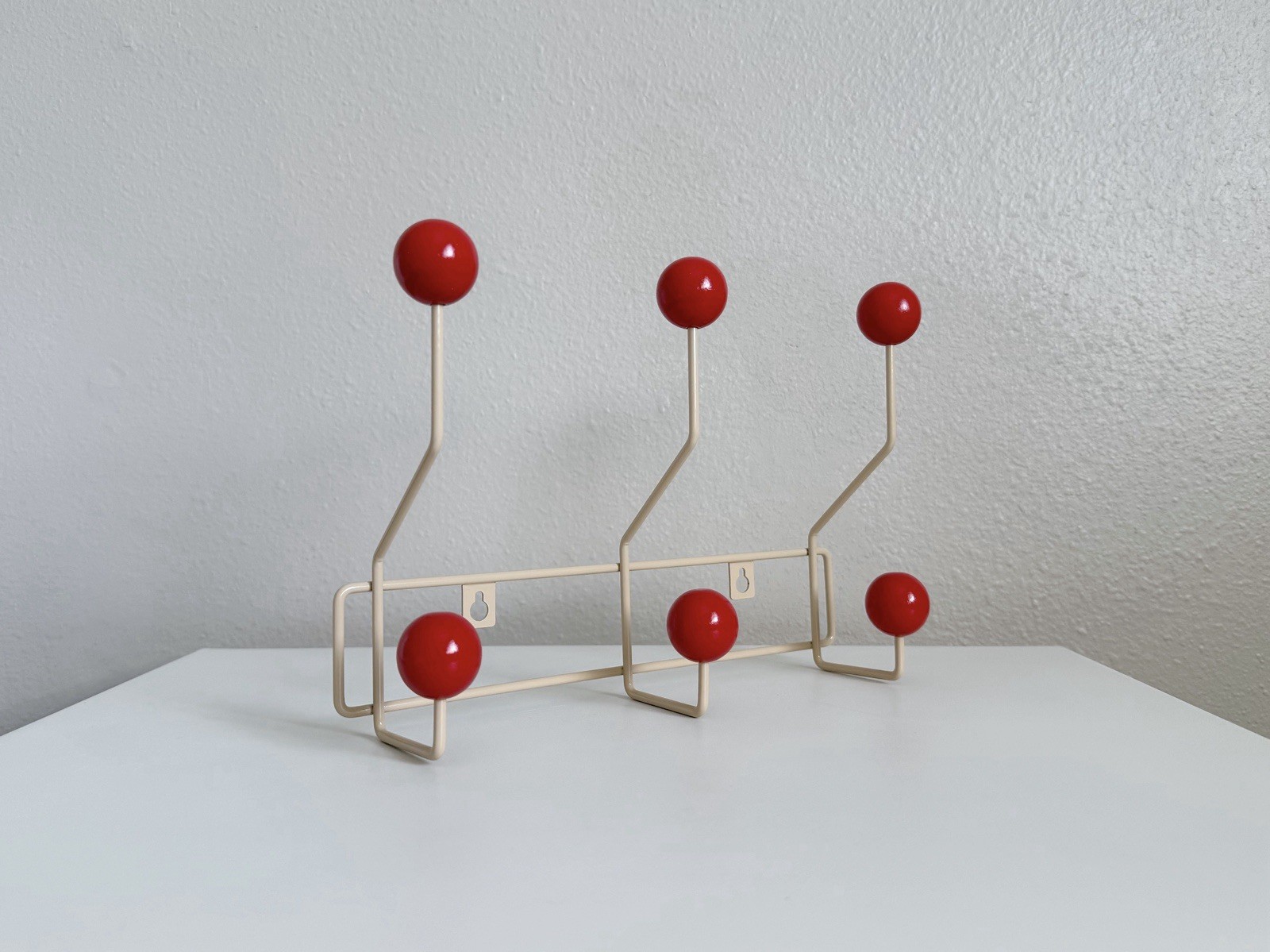 Mid Century Hooks Coat Rack Entryway Organizer Modern Minimalist Wall Art Decor