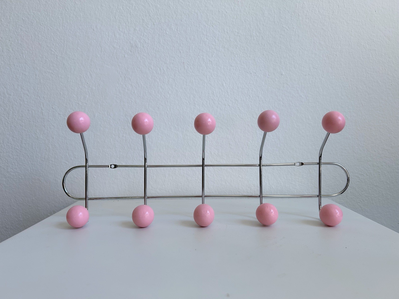 Mid Century Hooks Coat Rack Entryway Organizer Modern Minimalist Wall Art Decor