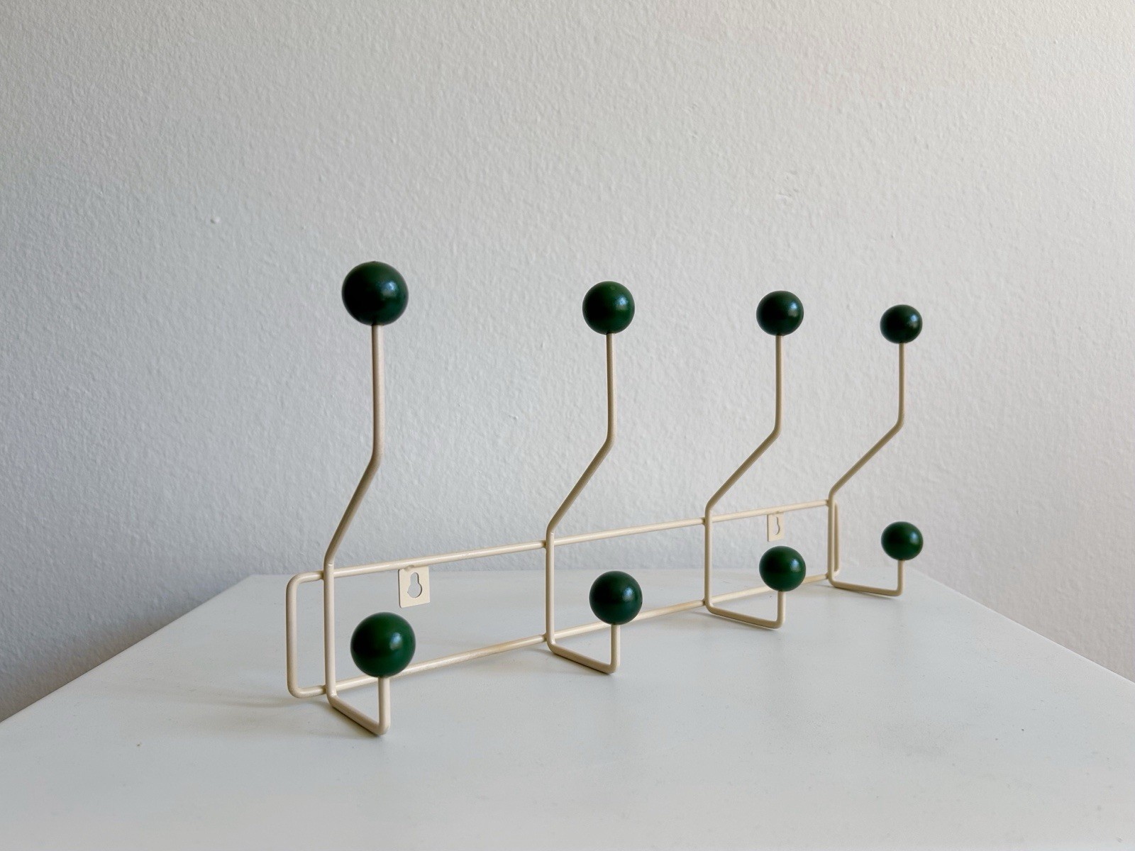 Mid Century Hooks Coat Rack Entryway Organizer Modern Minimalist Wall Art Decor