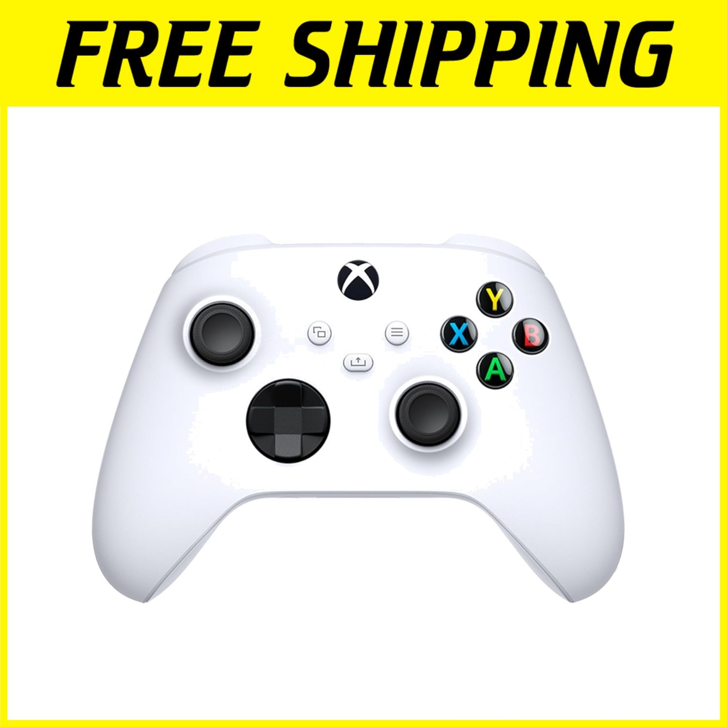 Long Battery Life Wireless Controller in Robot White