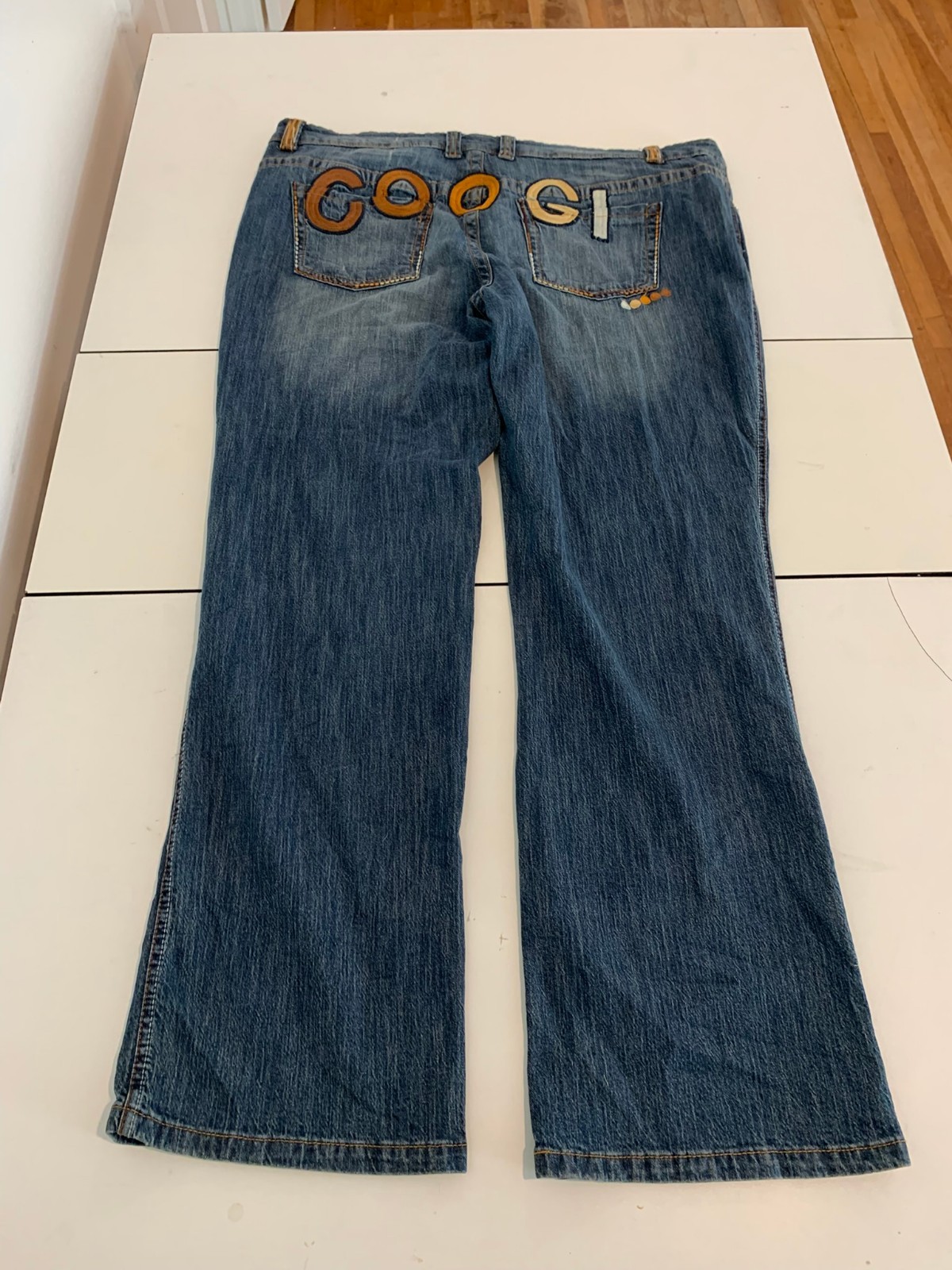 Vintage Coogi Jeans Women 22 Baggy Y2K Bootcut Denim Y2K Streetwear Grunge Punk