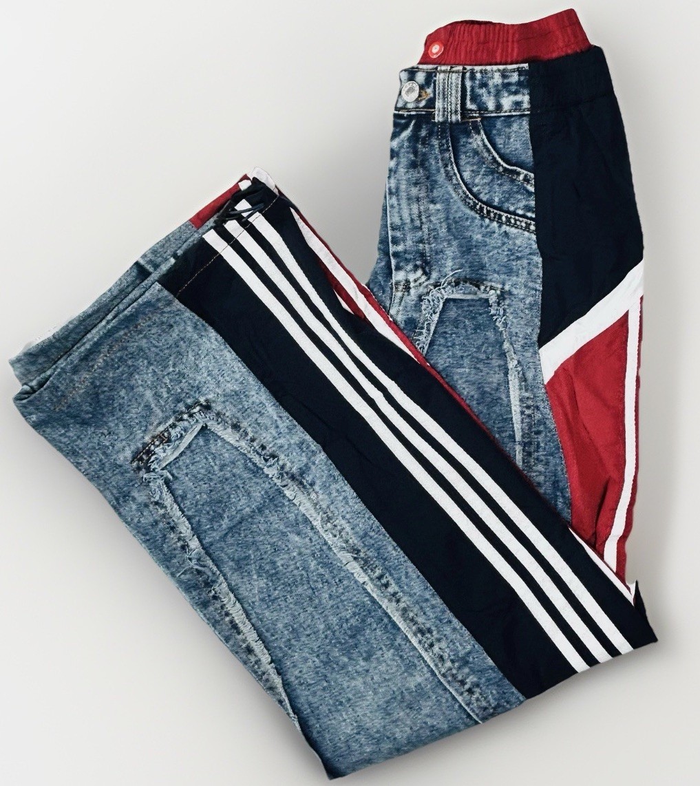 Women’s Baggy Jeans Size Small High Waisted Wide Leg Oversized Streetwear Y2K