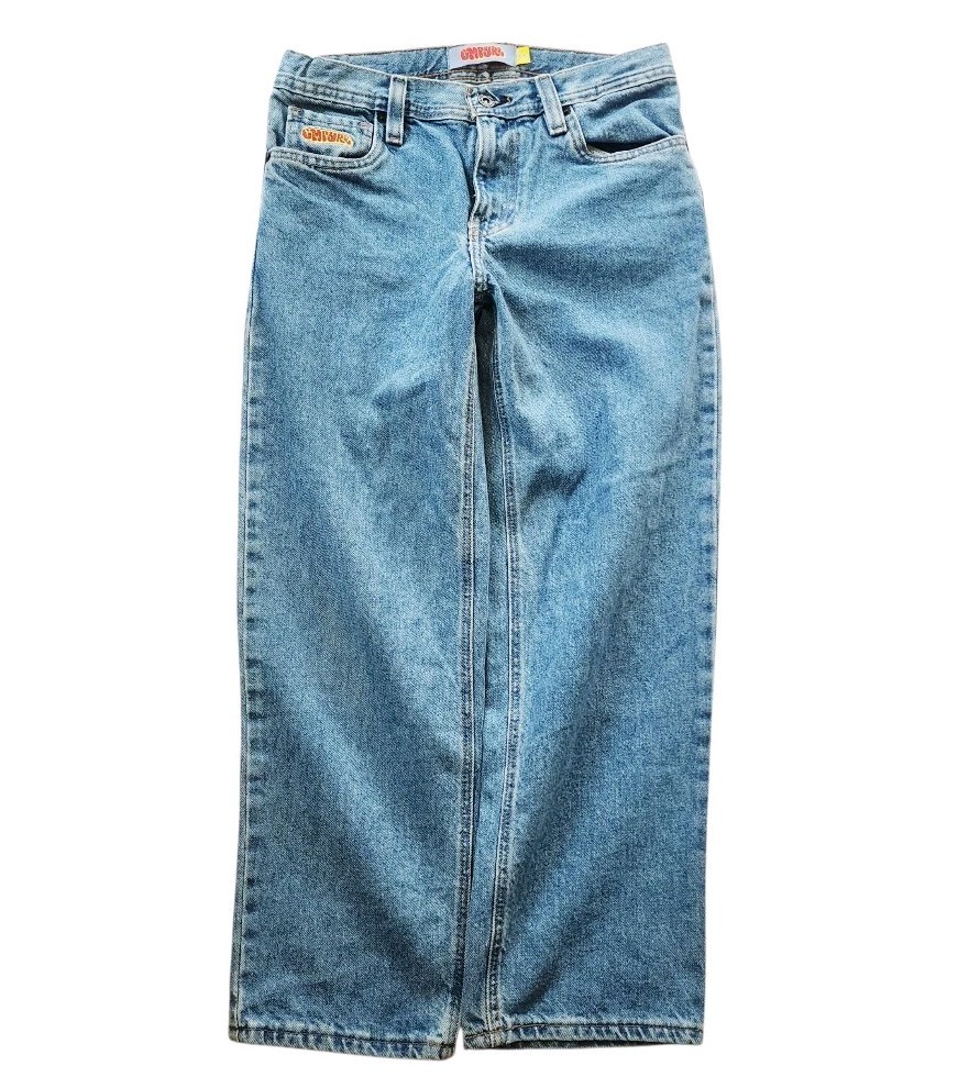 Vintage Y2K Empyre Relax Skate Jeans Sz 25 (14" Waist)  Wide Leg Straight Denim 