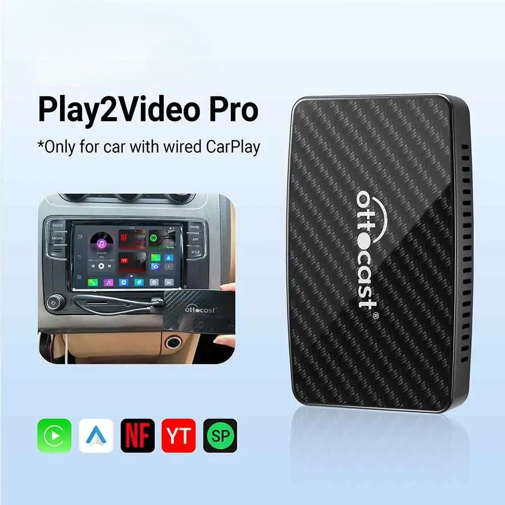 Wireless Android Auto CarPlay Adapter USB Multimedia Video for Car Accessories