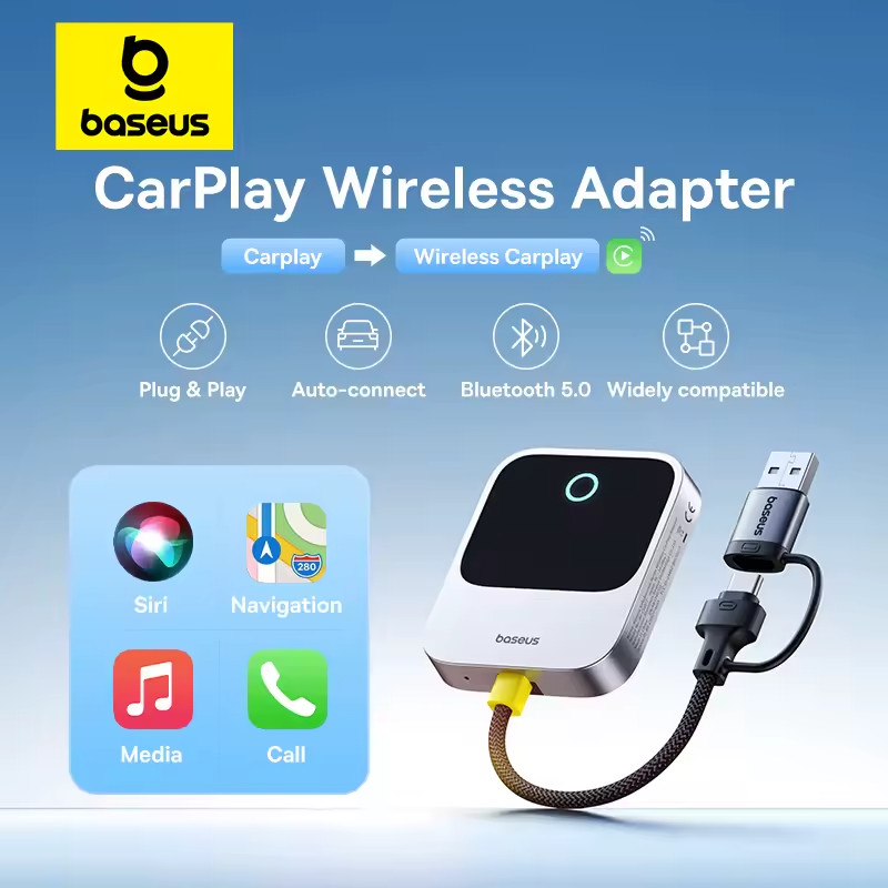 CarPlay Wireless Adapter Smart CarPlay Box IOS Wired to Wireless
