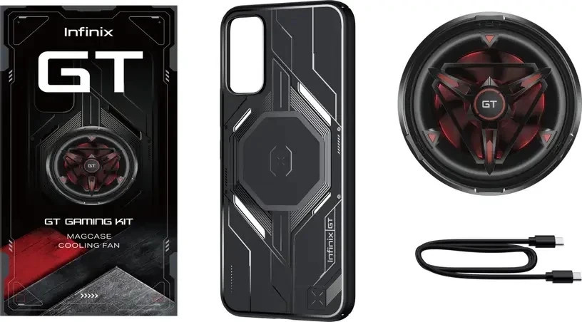 Infinix GT Gaming Kit Gaming Accessory Kit  (Black, Red, For Android)