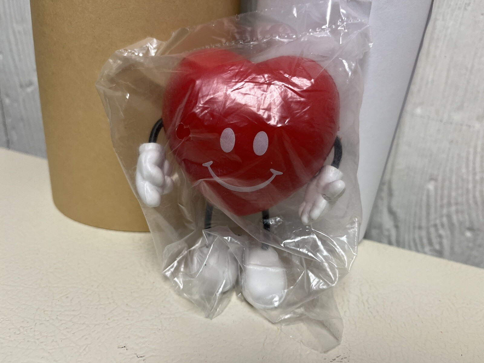 Novelty Squeeze Foam Heart Shape Toy Stress Relief (Promo Item) 12/6/24M