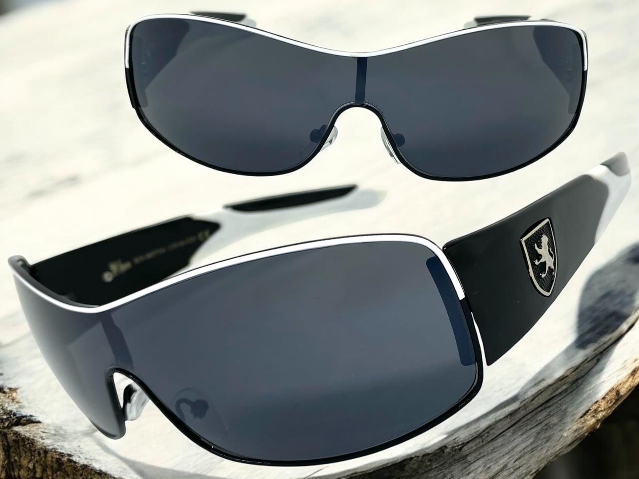 Contemporary Sleek Modern Sporty Wrap Stylish Trendy Fashion SUNGLASSES For Men