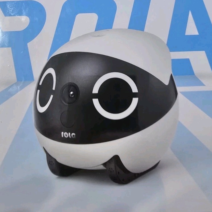Enabot ROLA Mini Companion Robot Toy Movable Camera 2K Display Long Battery Life