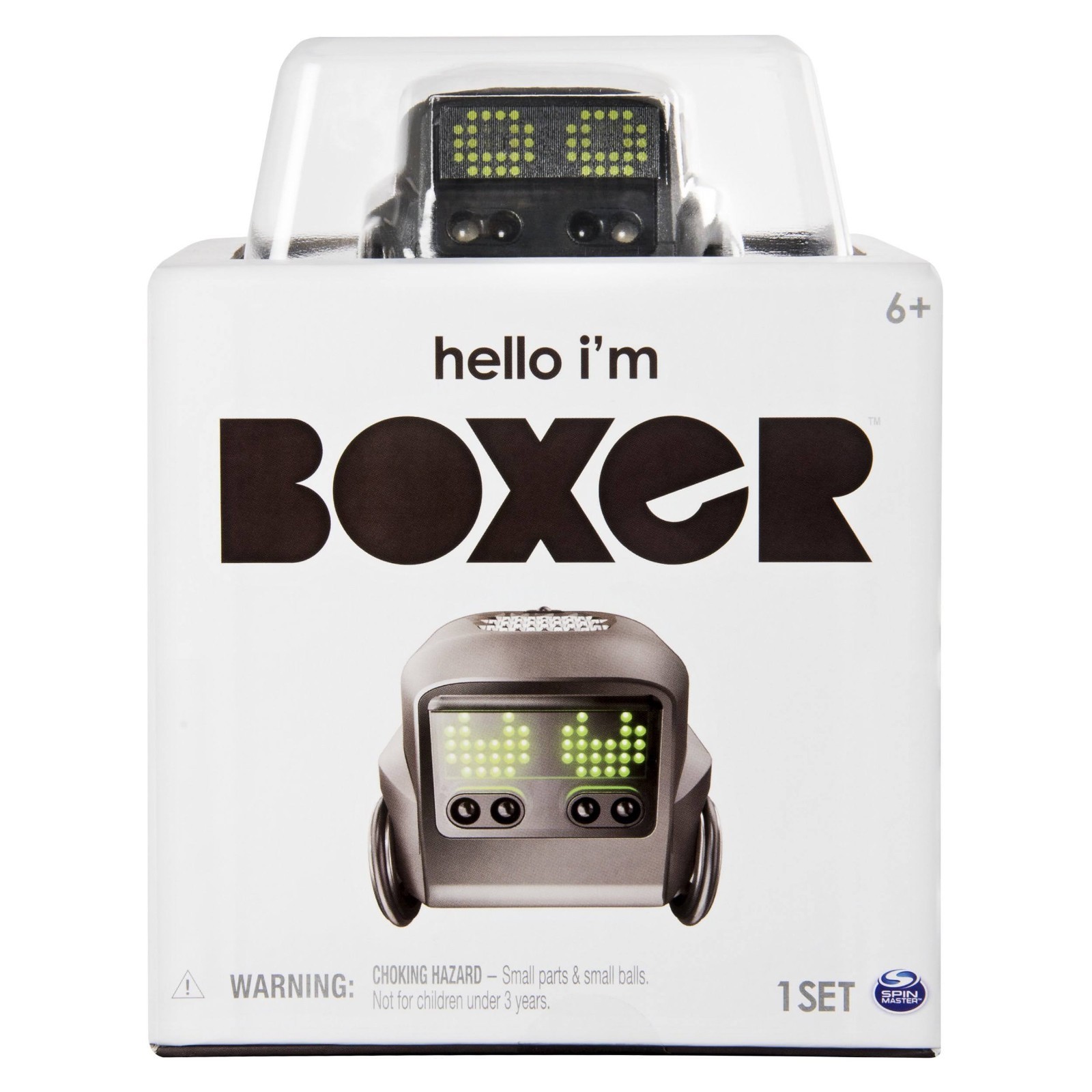 🤠🤖Boxer Interactive A.I. Robot Toy With Personality, Emotions, & Remote - Gray