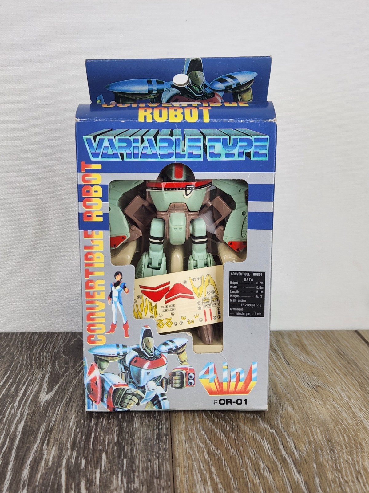 Vintage 1980's Variable Type Convertible Robot in Box