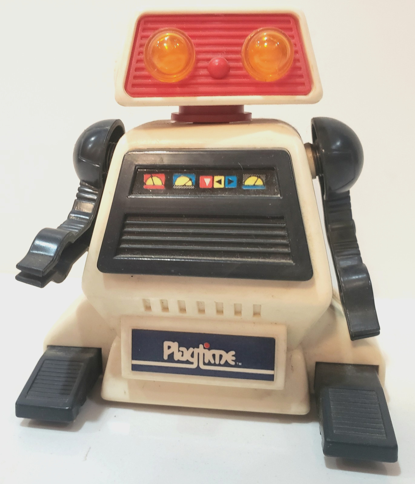 Vintage Playtime Robot Gyrobot 1986 Works Moves Forward Vintage
