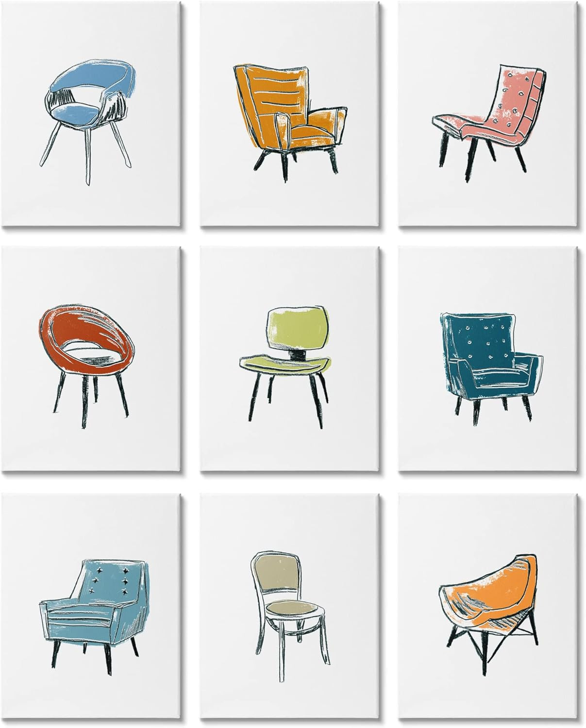 Chic Modern Chairs by June Erica Vess for Stylish Interior Design