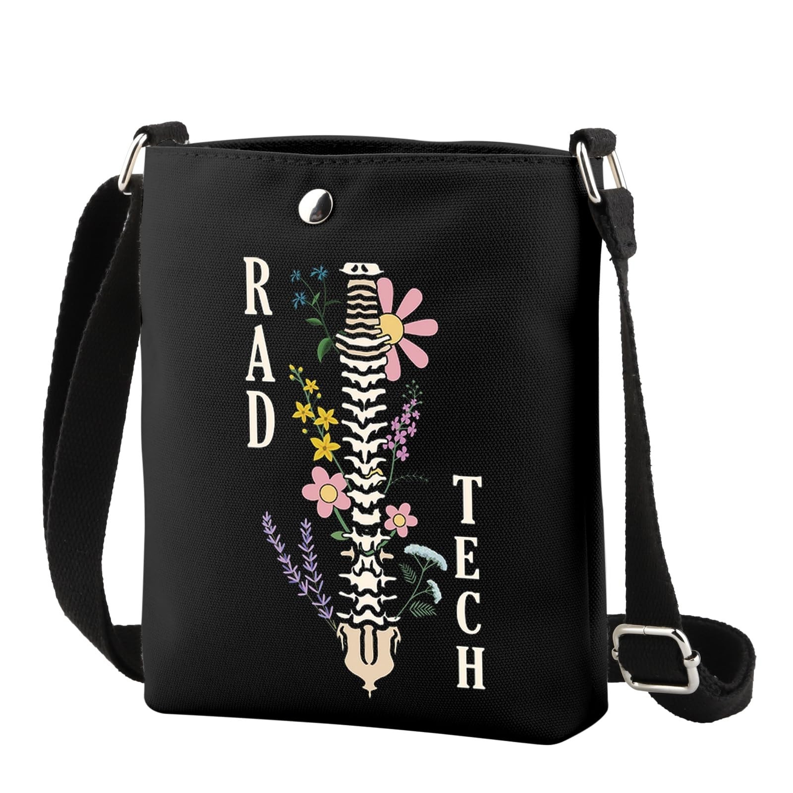 TSOTMO Rad Tech Crossbody Bag Radiology Skeleton X-ray Tech Gift Radiology Gr...