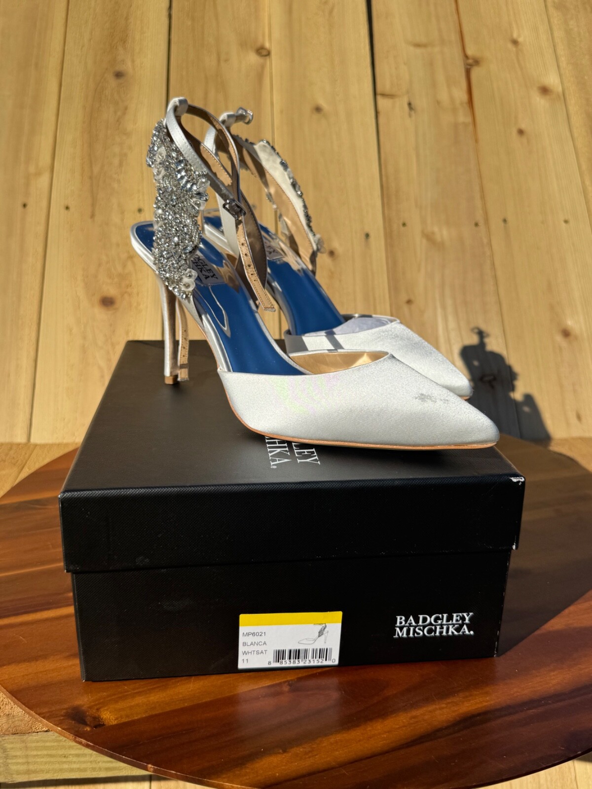 Badgley Mischka Women's Blanca Heels Elegant Dress Shoes Wedding Party Size 11