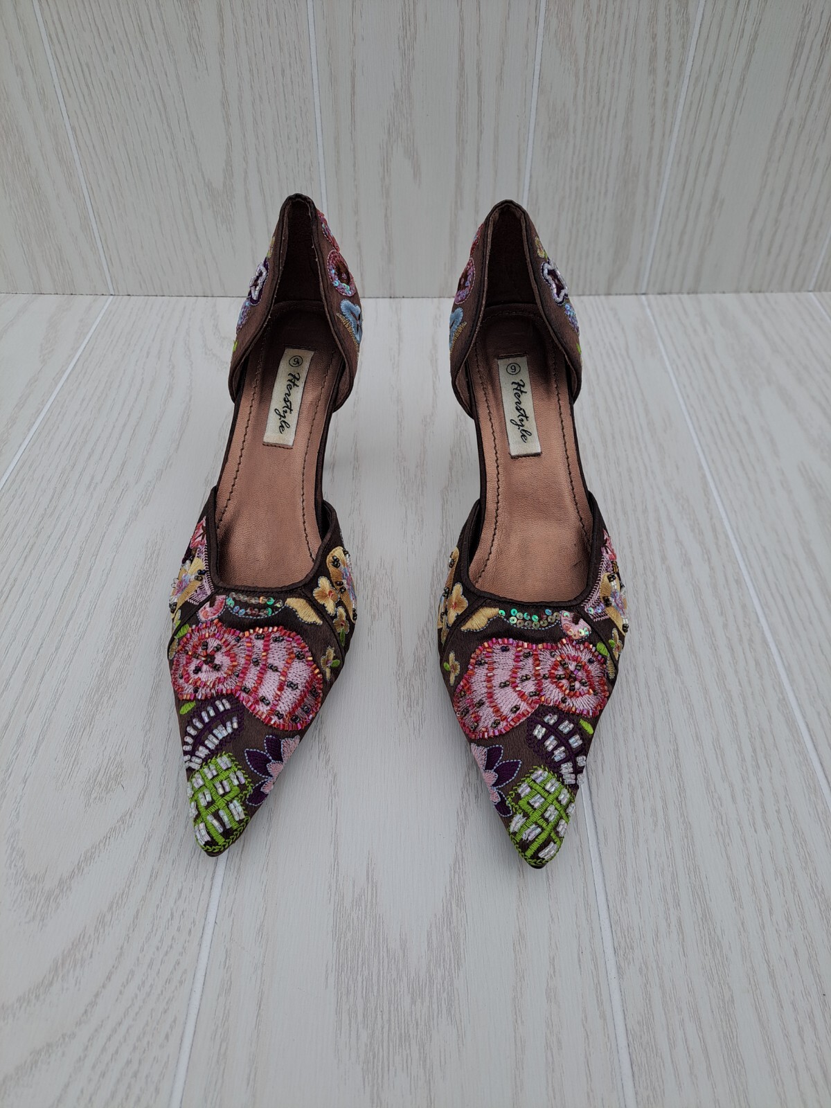 "Herstyle" Ladies Elegant Dress Shoes, Size 9, Camila w/Stiletto Heel