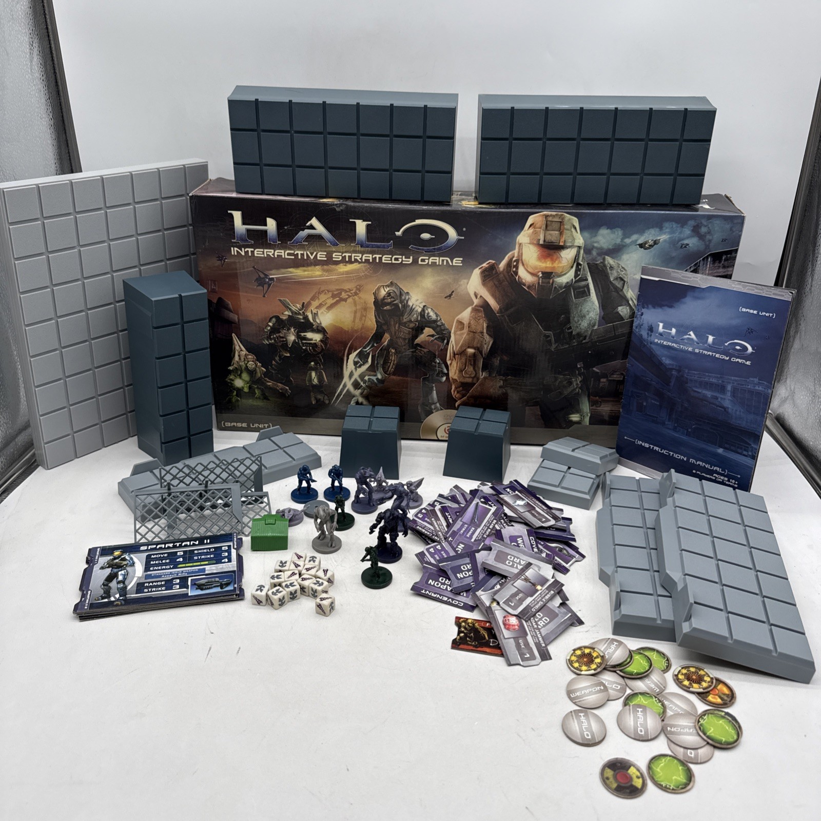 Halo Interactive Strategy Game 2008 Board Game Microsoft – Incomplete Parts