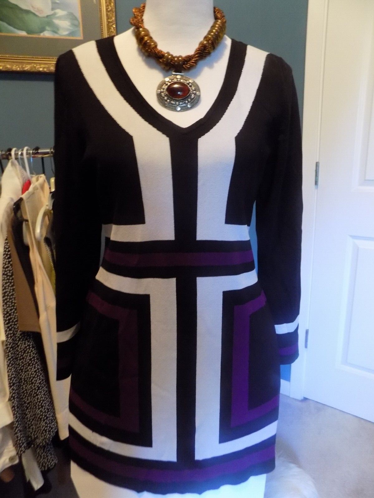 DAY OR EVENING STUNNING DRESS BY INTERNATIONAL CONCEPTS SIZE XL.