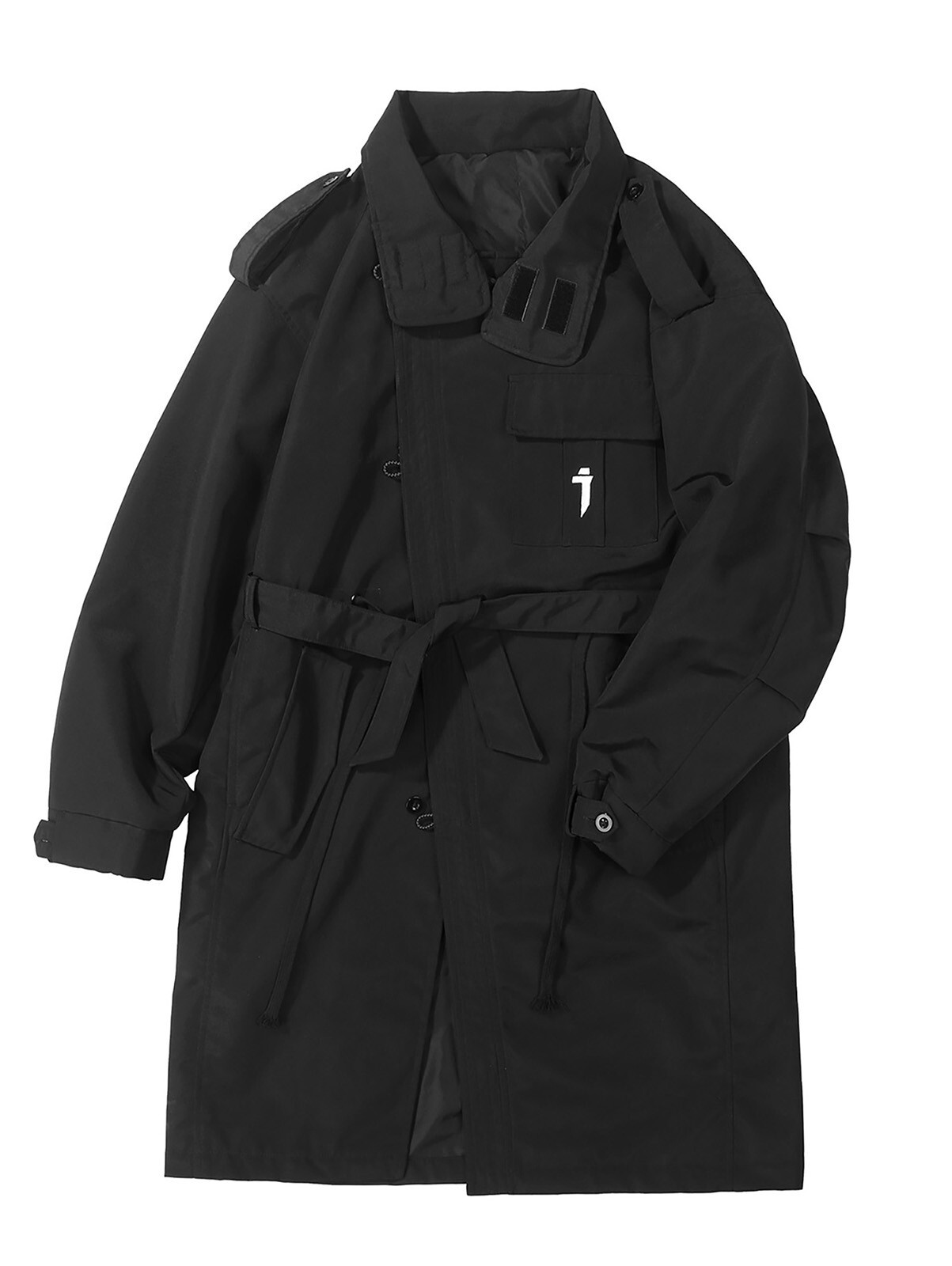 Niepce Full Zipper Long Anorak Techwear Streetwear Trench Coat