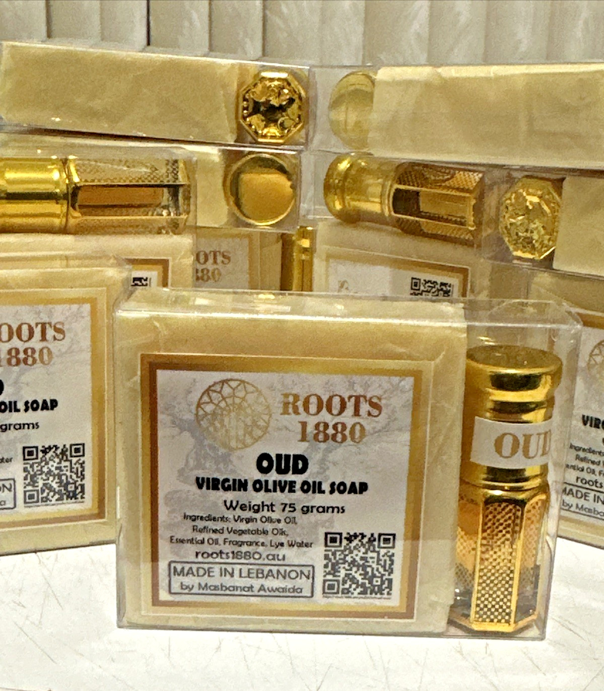 Unique Gift box - Oud Soap Bar and Oud Roots essential Oil