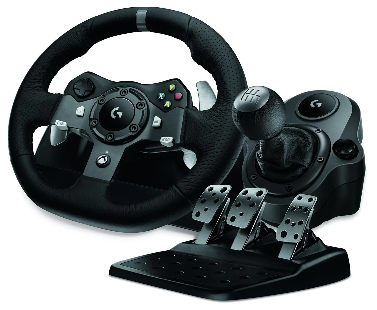 Logitech G920 Wheel and Shifter Bundle for XBOX 991-000530