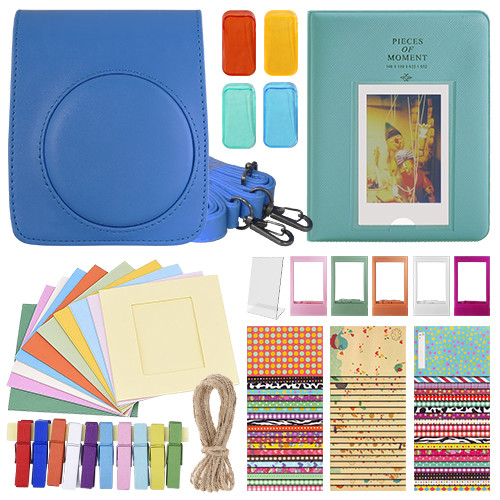 Deluxe Stylish Fun Accessory Kit for Fujifilm Instax Mini 70 Camera All Colors