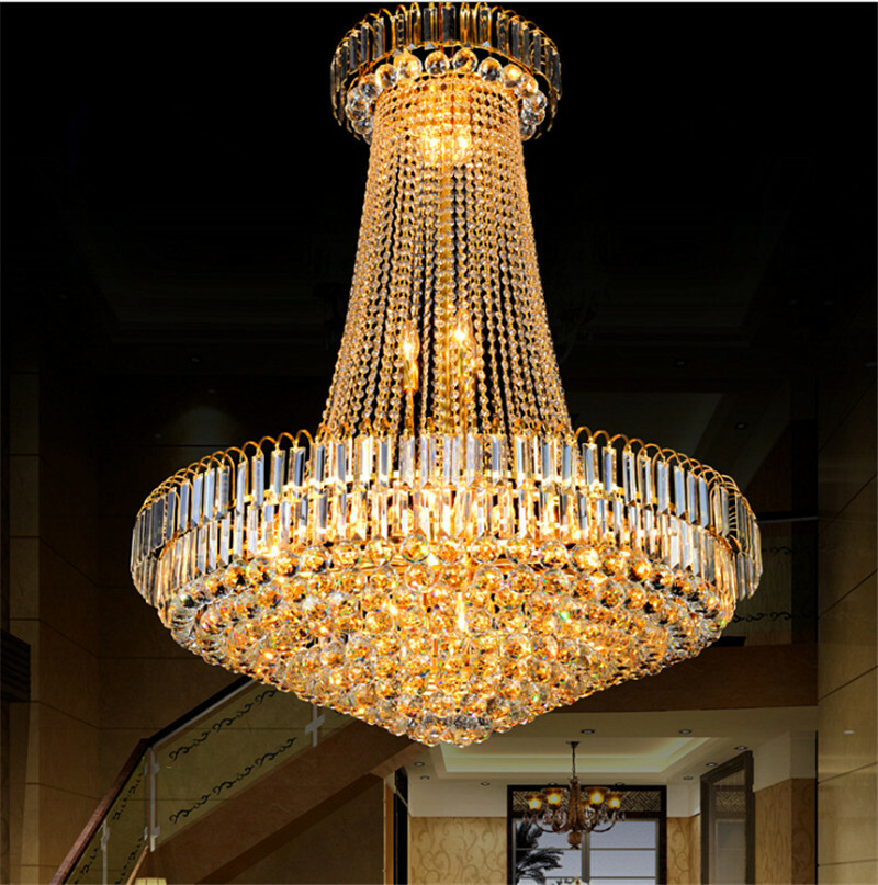 Luxury K9 Crystal Chandelier Modern Pendant Lamp Lighting Decor Ceiling Fixtures
